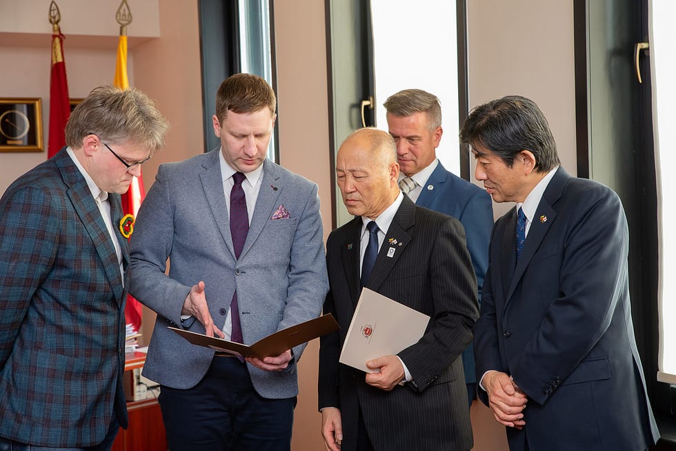 We are glad to contribute to Kaunas-Gifu cooperation